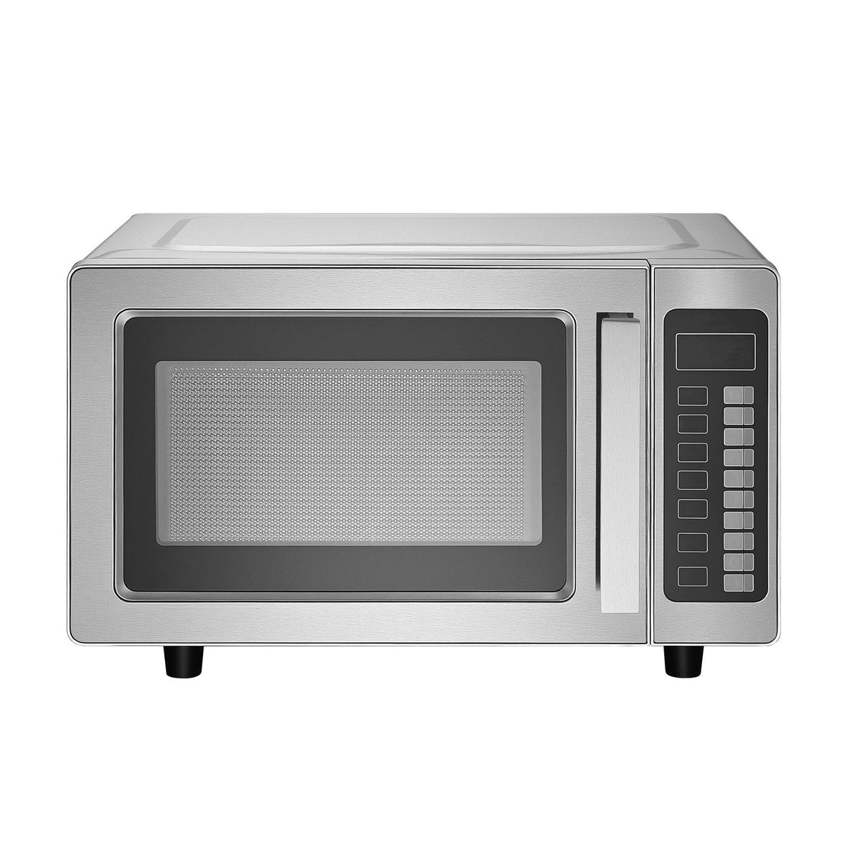 Commercial-Grade Countertop Microwave Oven with 100 Custom Menus and Triple Lock Door
