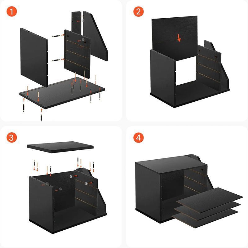 Minimalist Countertop Organizer for Documents, Books, and Display