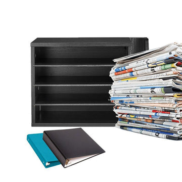 Minimalist Countertop Organizer for Documents, Books, and Display