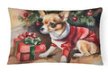 Chihuahua Christmas Pillow for Festive Seating