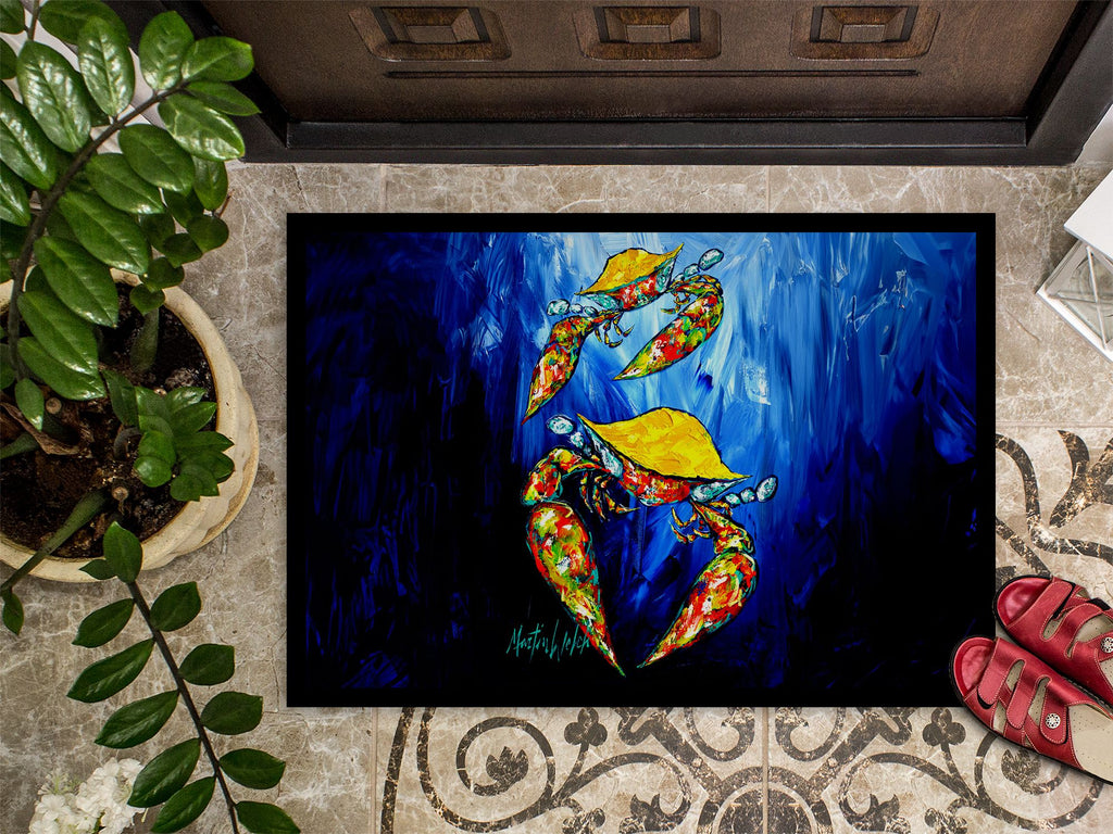 Crab Fair Indoor and Outdoor Artwork Doormat