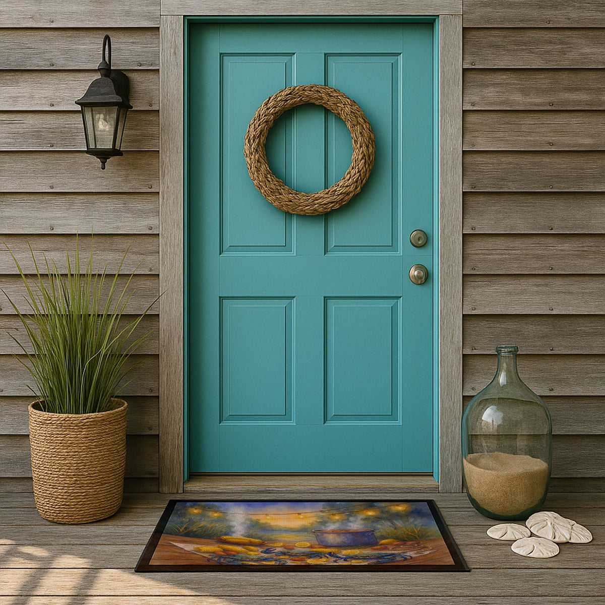 Crab Ready Indoor-Outdoor Artwork Doormat