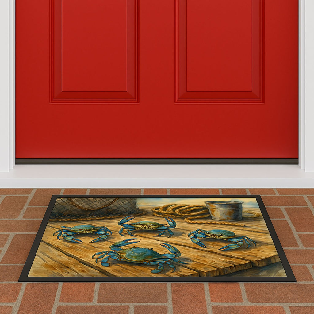 Crabs Stand Off Indoor-Outdoor Doormat
