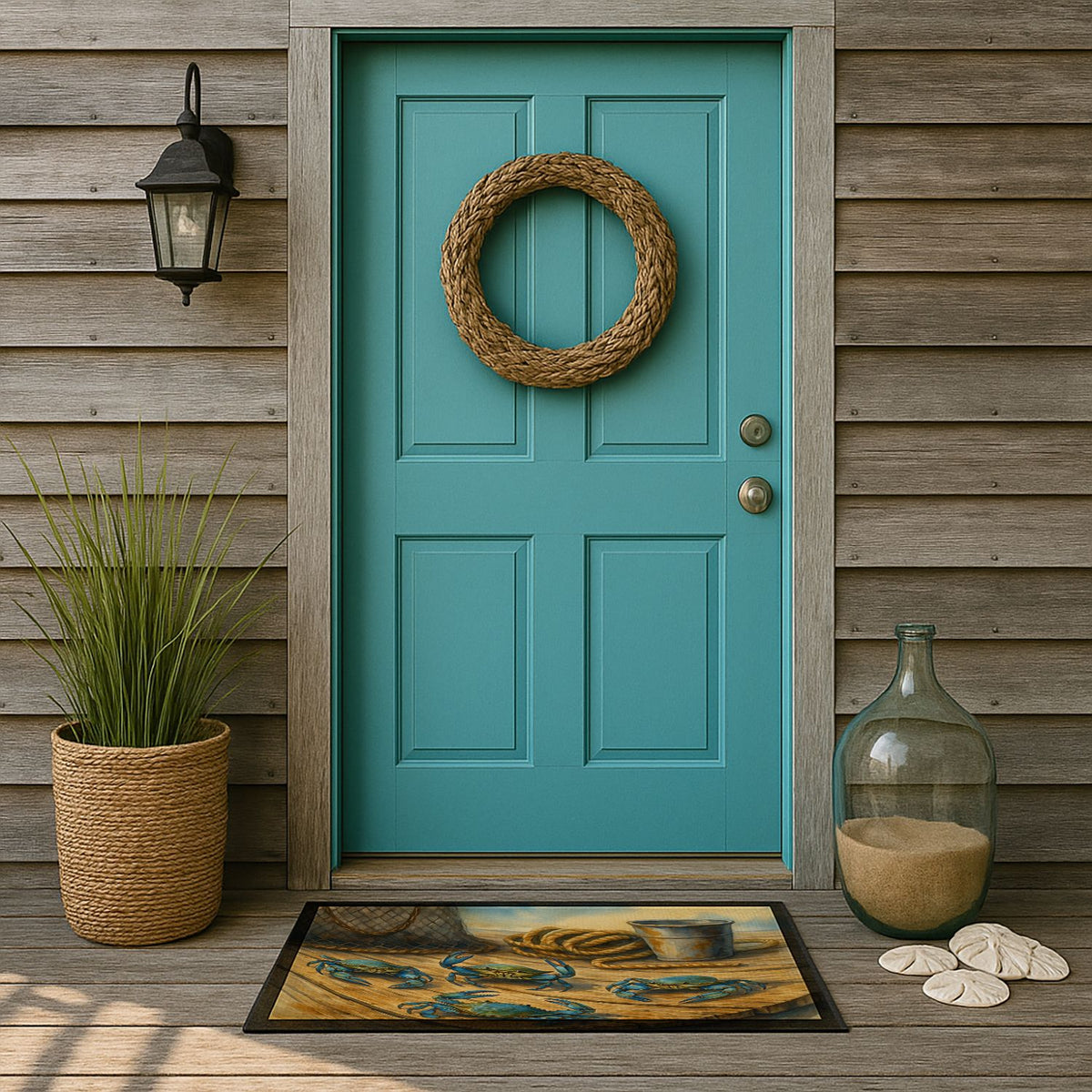 Crabs Stand Off Indoor-Outdoor Doormat