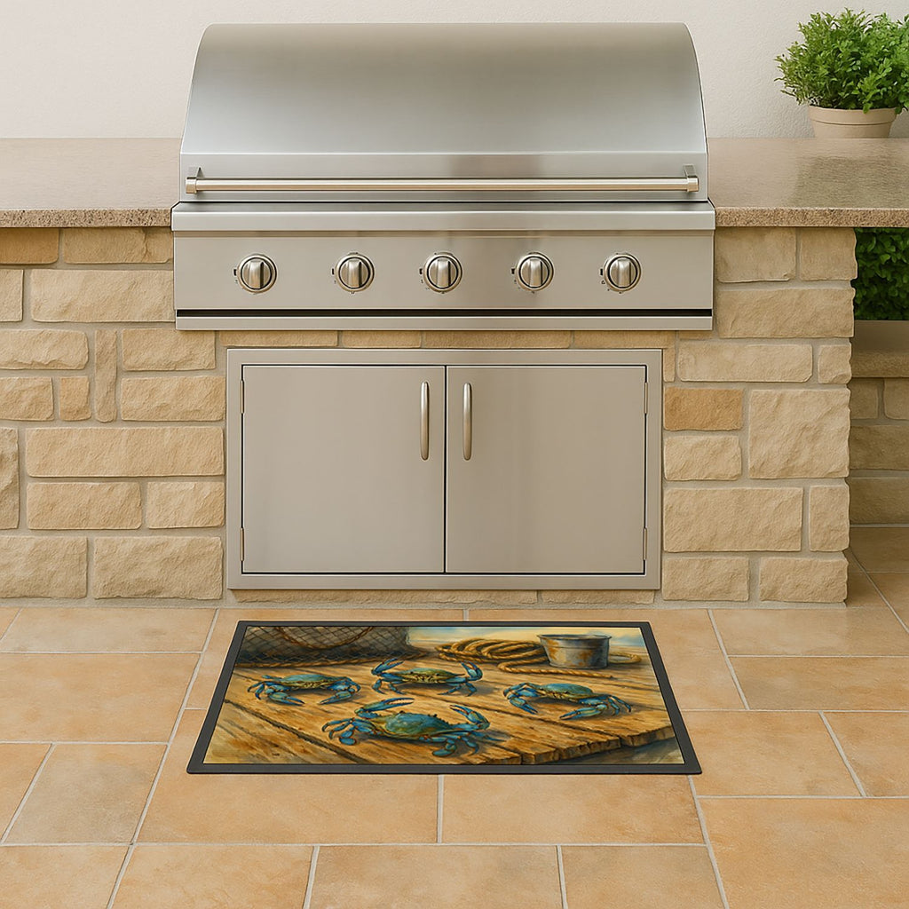 Crabs Stand Off Indoor-Outdoor Doormat