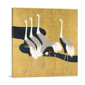 Cranes Wall Art with Vivid Printed Detail