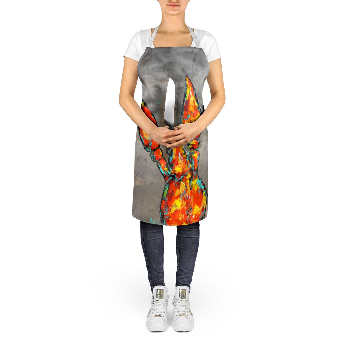 Crawfish From Arabi Artwork Bib Apron