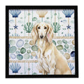 Cream Saluki Coastal Framed Wall Art