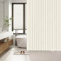 Clear Cream water-ready Shower Curtain Liner