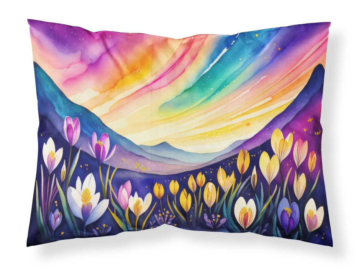 Crocus in Color Decorative Standard Pillowcase