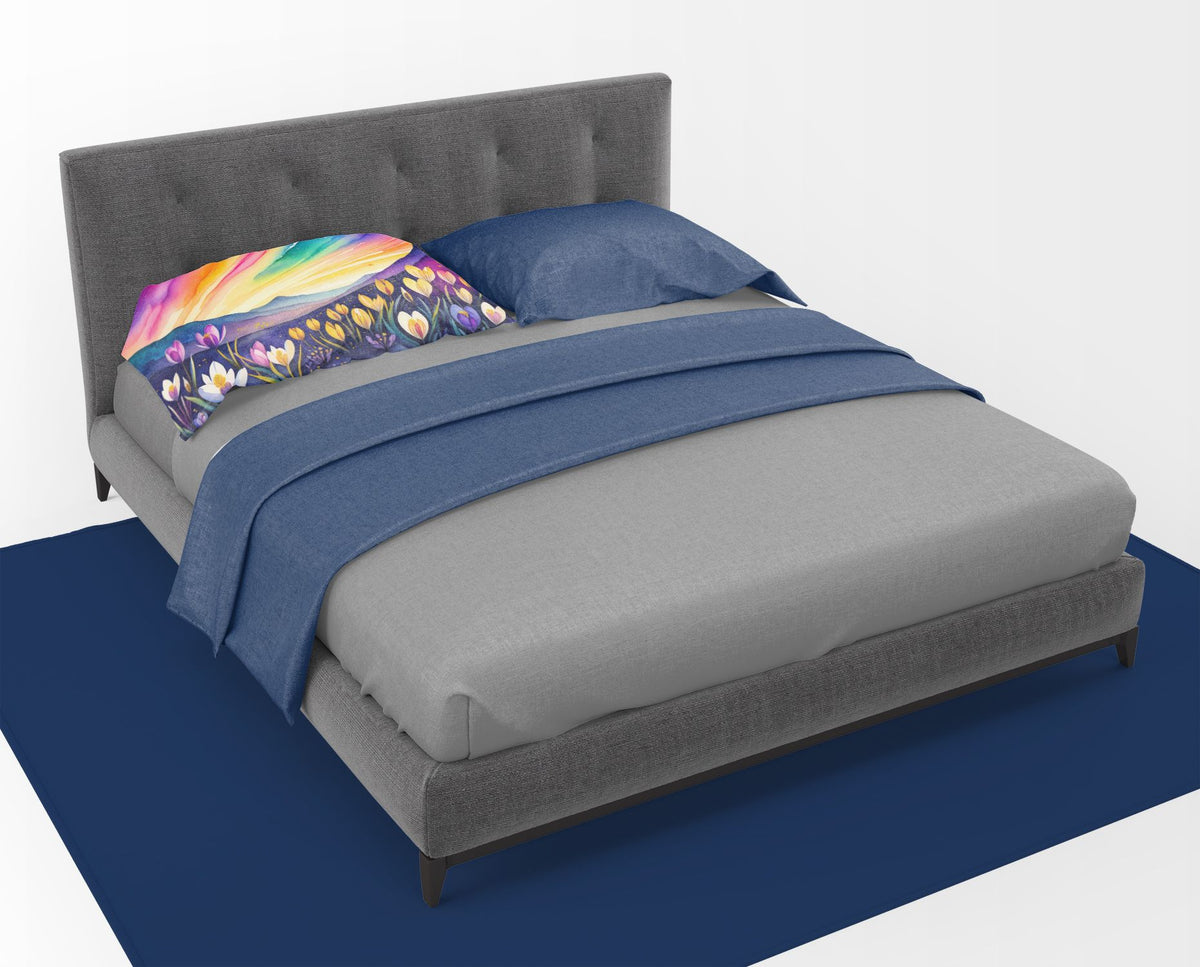 Crocus in Color Decorative Standard Pillowcase