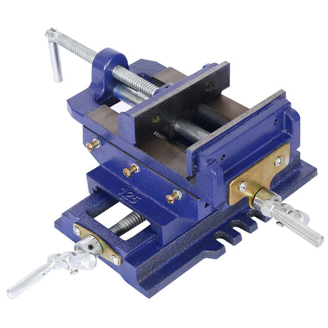 Cross-Slide Vise for Controlled Workpiece Positioning
