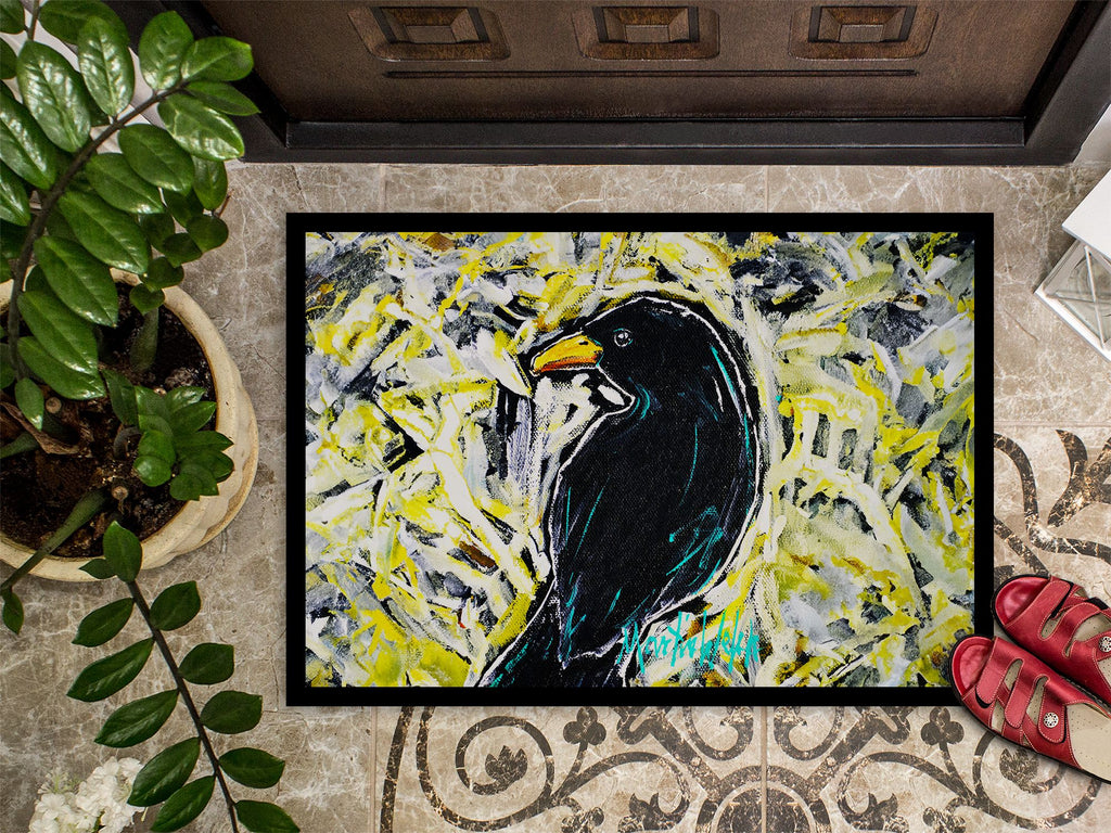 Crow Adam Artwork Doormat for Indoor or Outdoor Use