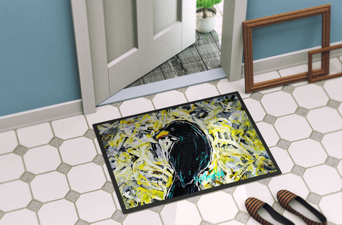 Crow Adam Artwork Doormat for Indoor or Outdoor Use