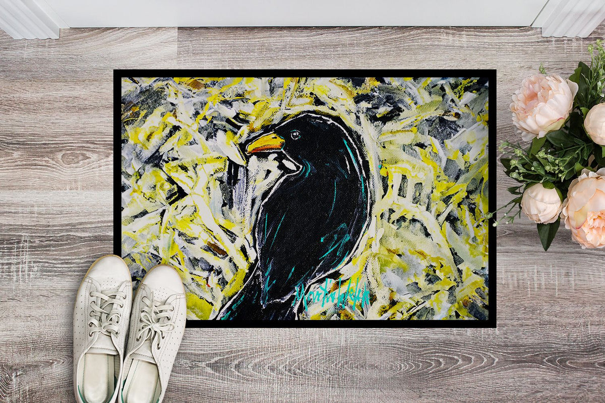 Crow Adam Artwork Doormat for Indoor or Outdoor Use