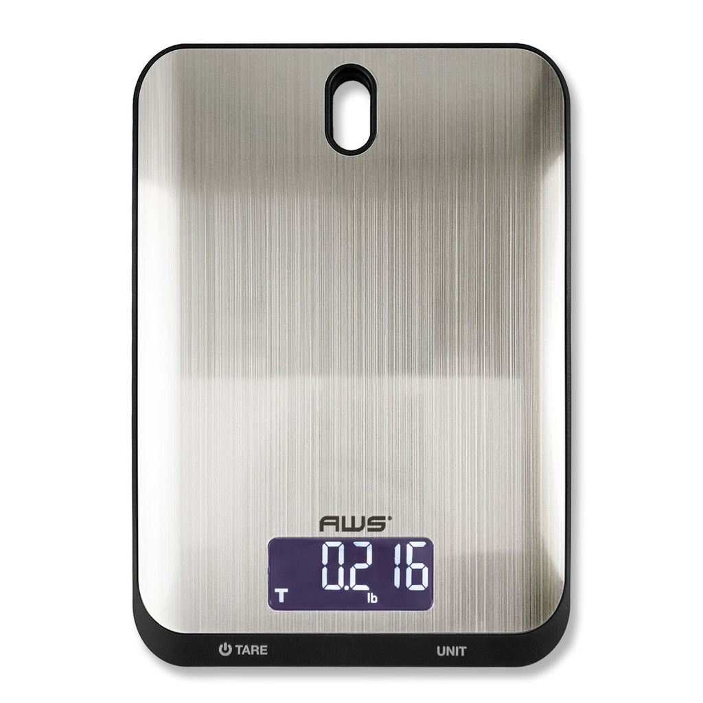 Culinarian Digital Kitchen Scale - Touch-Sensitive, Water-Resistant, Includes Cookbook