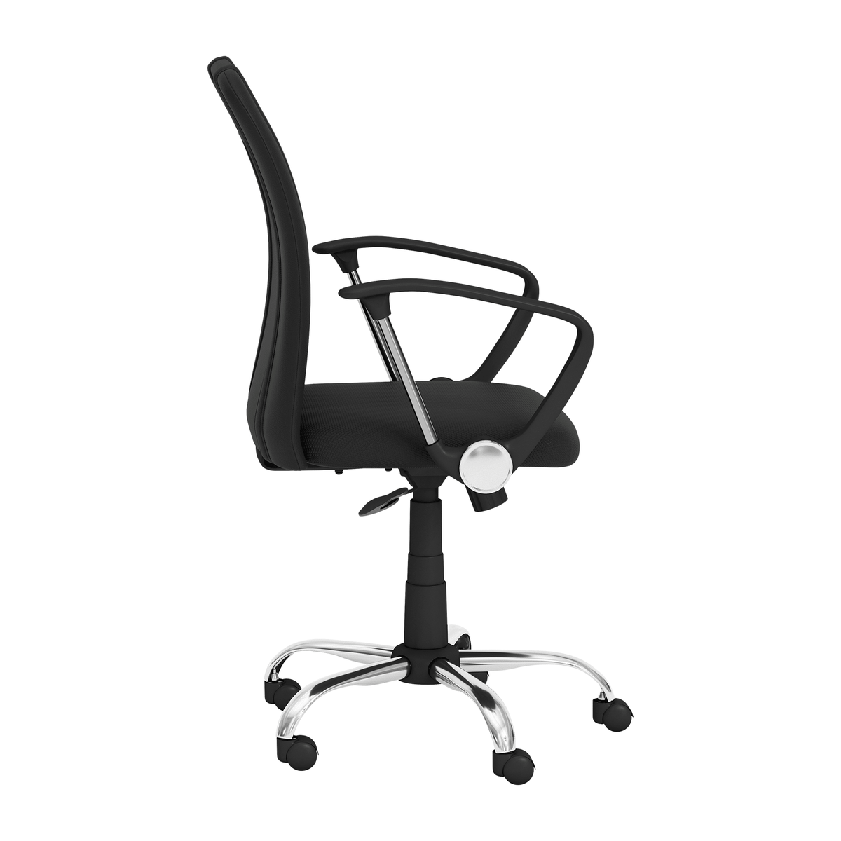Curve Task Chair with Ergonomic Curved Back and Custom Signature Logo