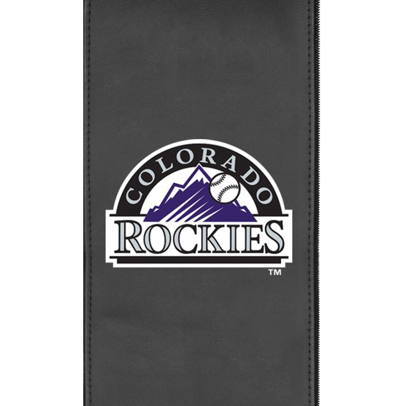 Ergonomic Curve Task Chair with Colorado Rockies Logo – Customizable Comfort