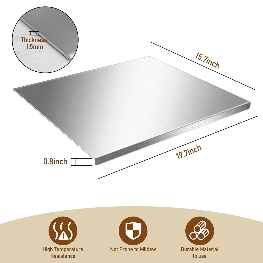 Large 304 Stainless Steel Cutting Board – Multipurpose Kitchen Workhorse