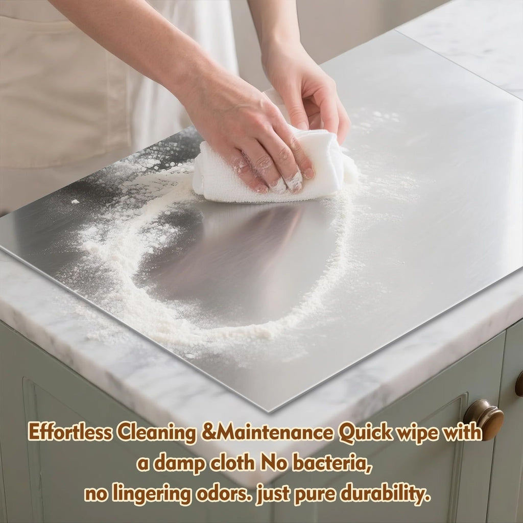 Large 304 Stainless Steel Cutting Board – Multipurpose Kitchen Workhorse