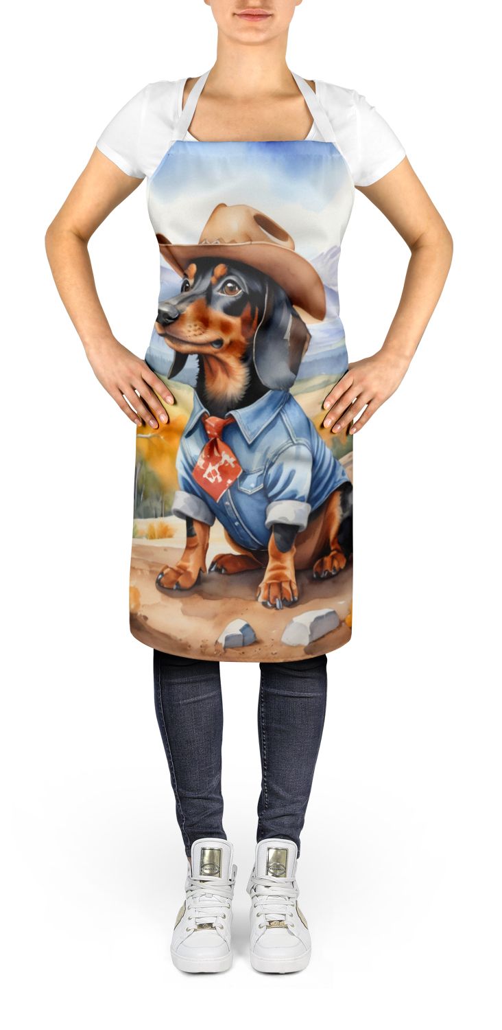 Dachshund Cowboy Welcome Bib Apron