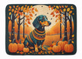 Dachshund Fall Artwork Cushioned Floor Mat