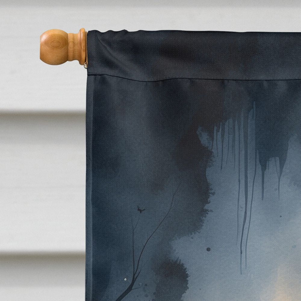 Double-Sided Halloween House Flag – Large Decorative Yard Banner