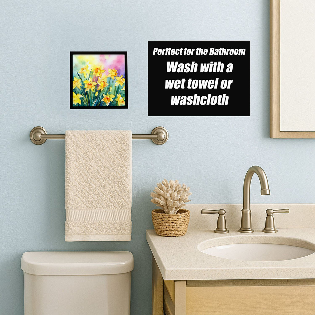 Watercolor Daffodils Framed Wall Art