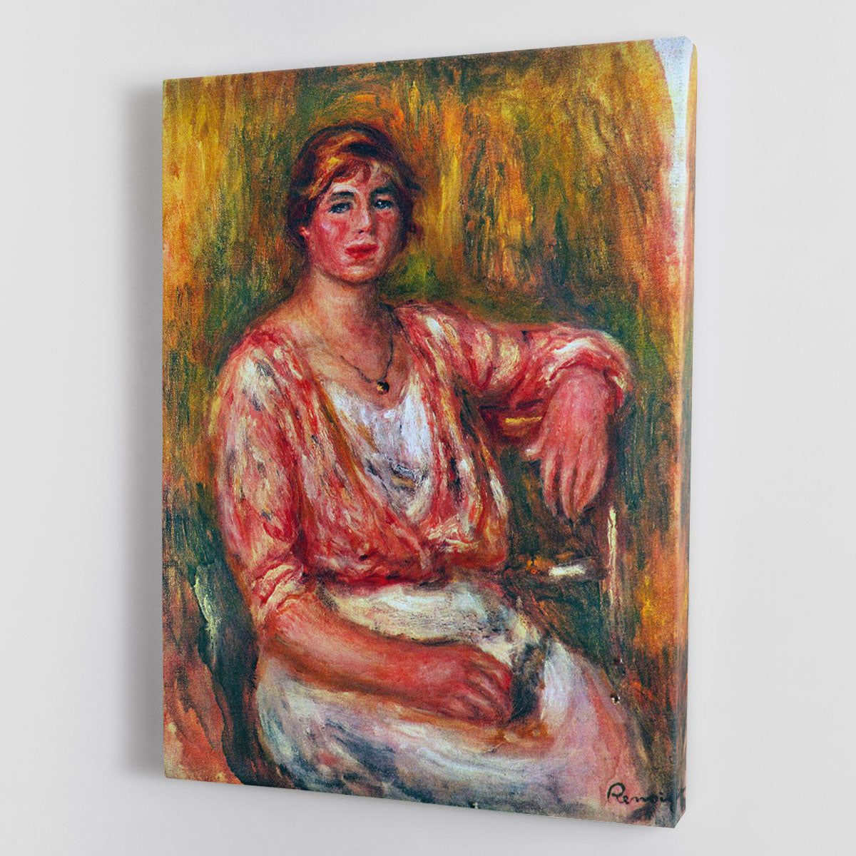 Dairymaid by Renoir Canvas Print or Poster