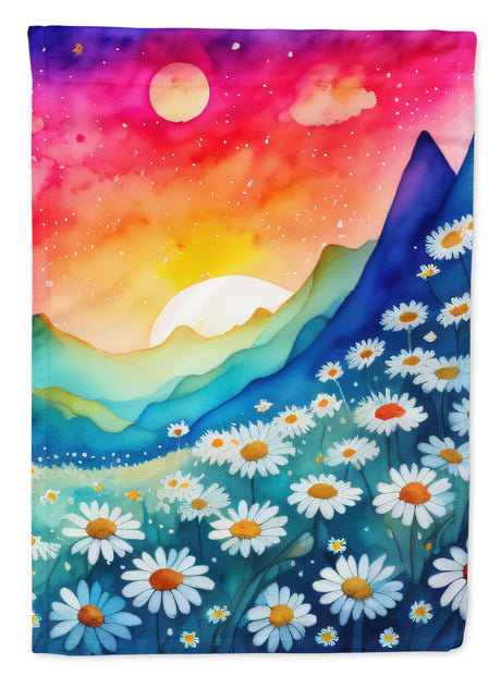 Large Double-Sided Daisies House Flag for Porch or Yard –