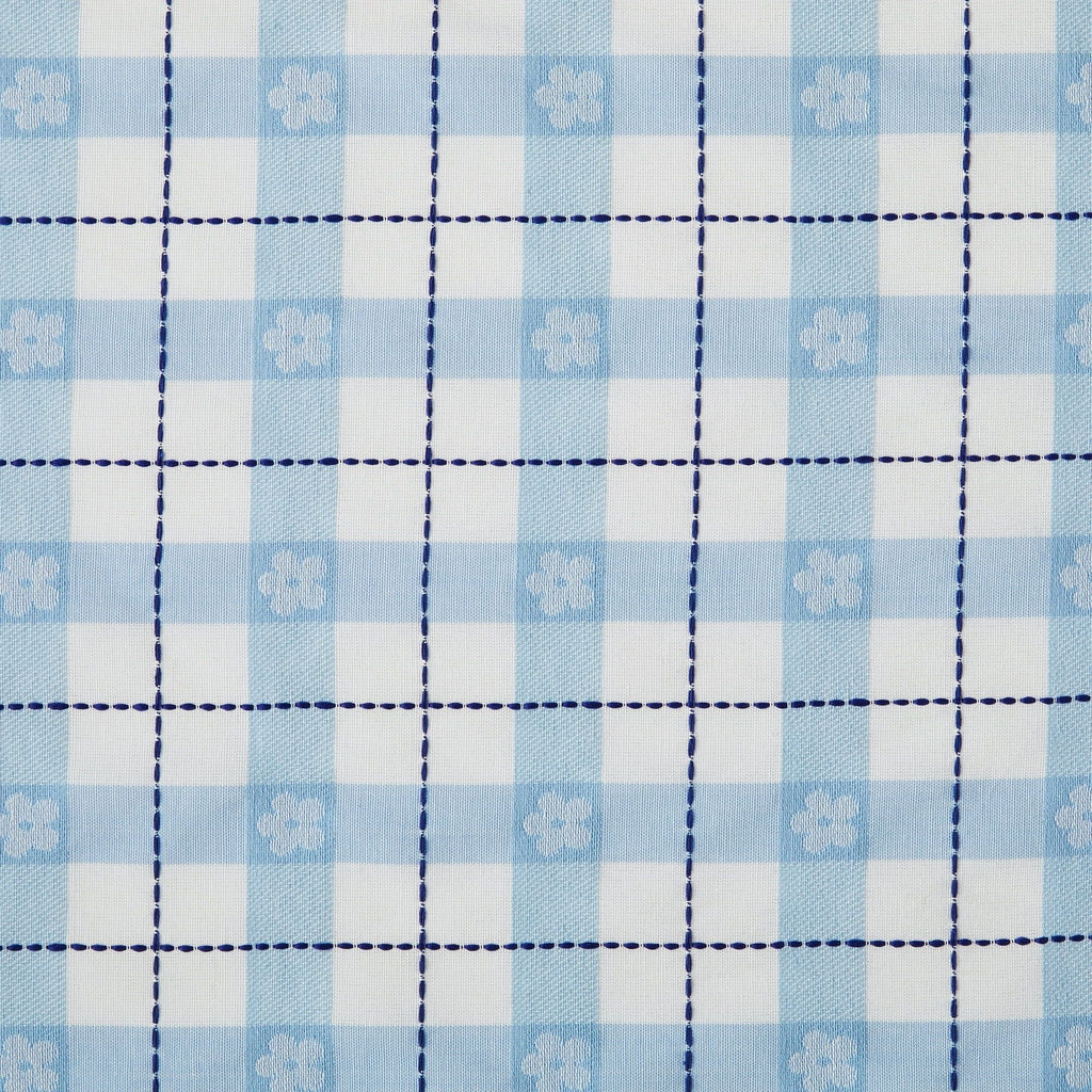 Daisy Woven Fabric Tablecloth – Classic Pattern in Cheerful Colors