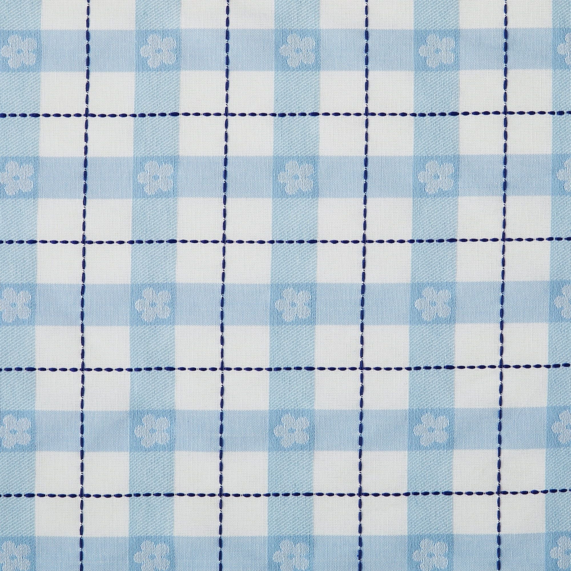 Daisy Woven Fabric Tablecloth – Classic Pattern in Cheerful Colors