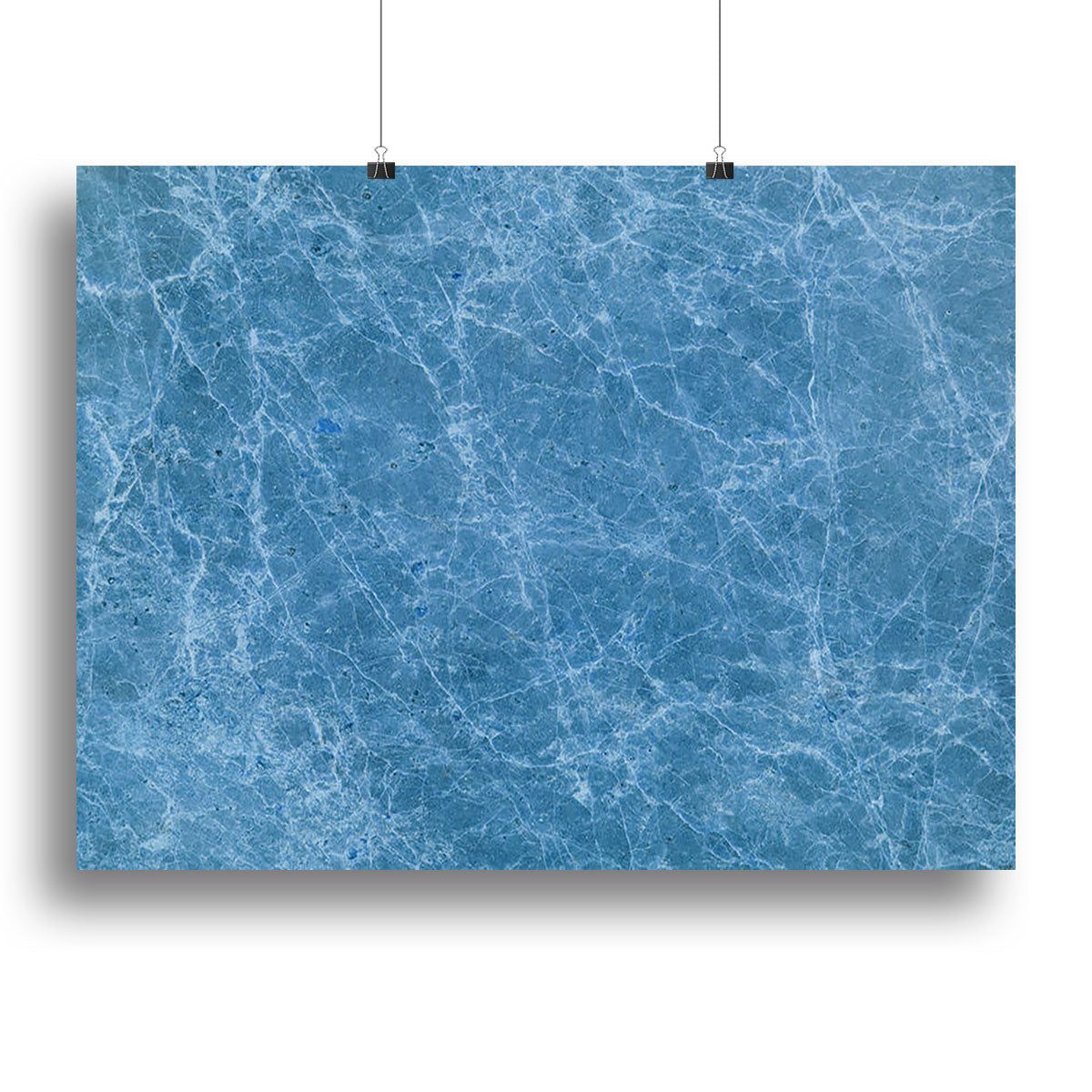 Dark Blue Marble Abstract Wall Art