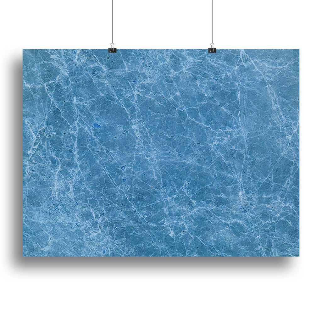 Dark Blue Marble Abstract Wall Art