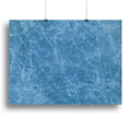 Dark Blue Marble Abstract Wall Art