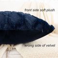 Navy Geometric Shell Throw Pillow Covers