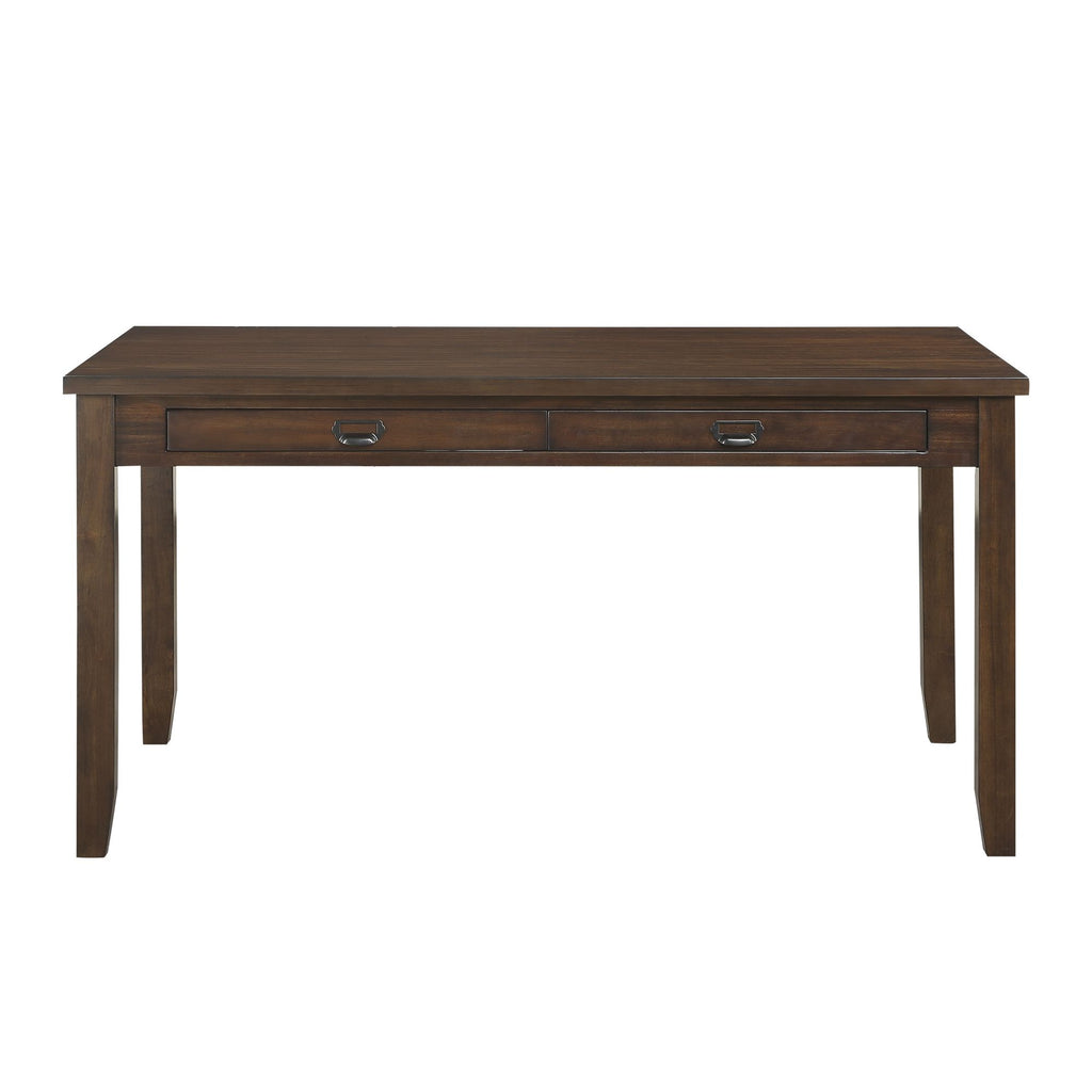 Dark Cherry Finish Dining Table with 4 Drawers 1pc Transitional Style Wooden Funiture