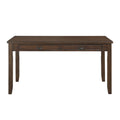 Dark Cherry Finish Dining Table with 4 Drawers 1pc Transitional Style Wooden Funiture