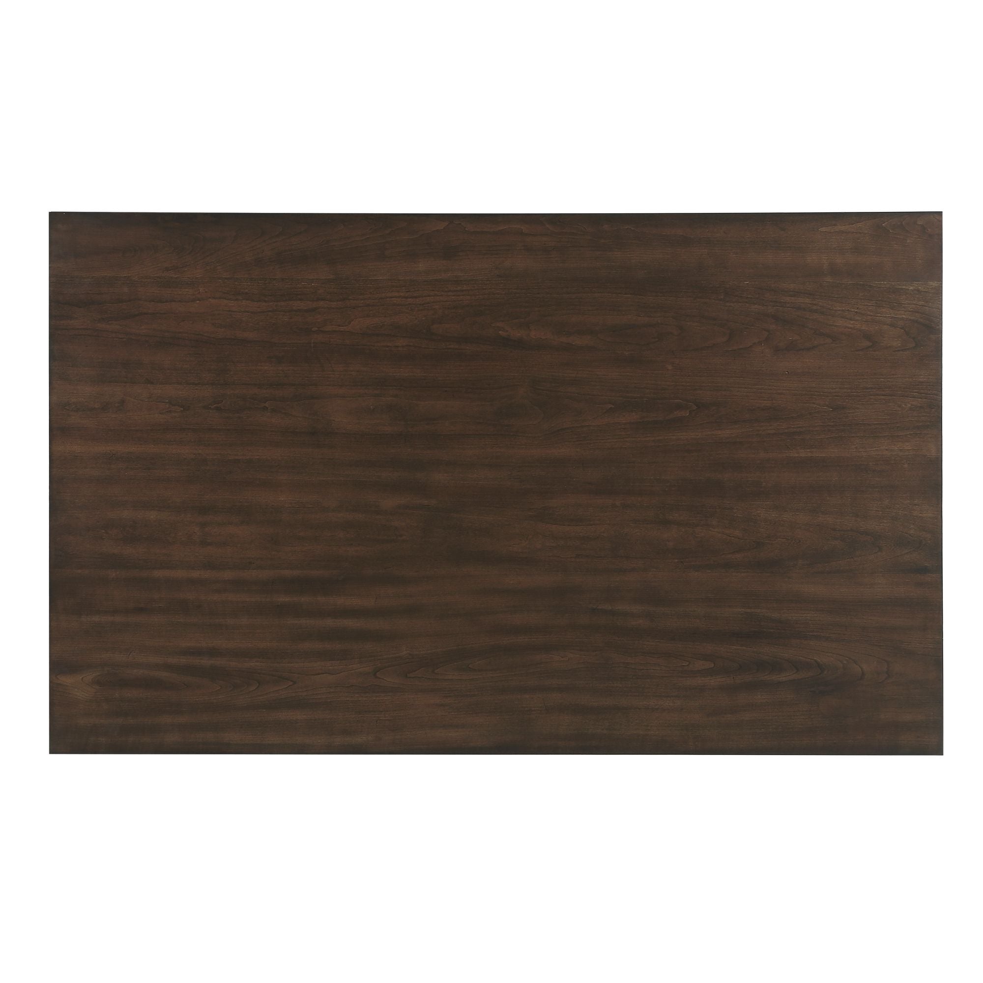 Dark Cherry Finish Dining Table with 4 Drawers 1pc Transitional Style Wooden Funiture