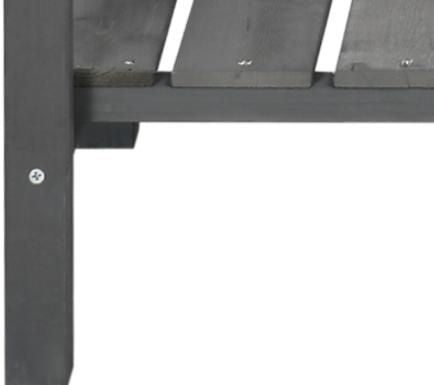 Dark Gray Elevated Garden Bed with Eight Planting Sections