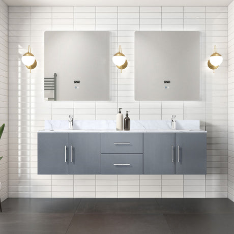 Double Bath Vanity with Soft-Close Storage