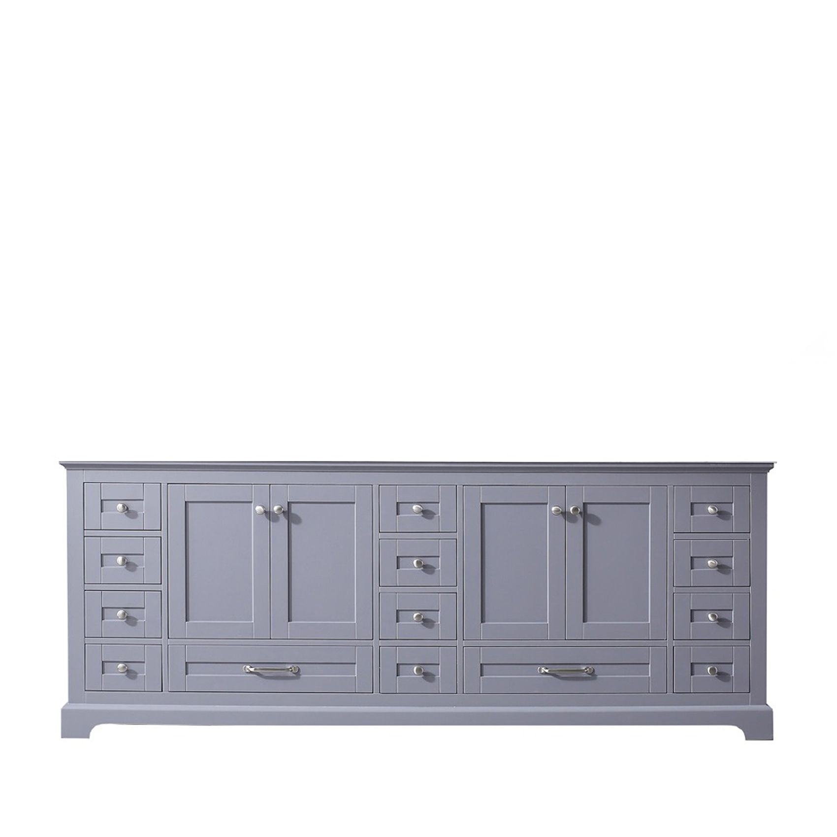 Dark Grey Double Bath Vanity with Ample Storage