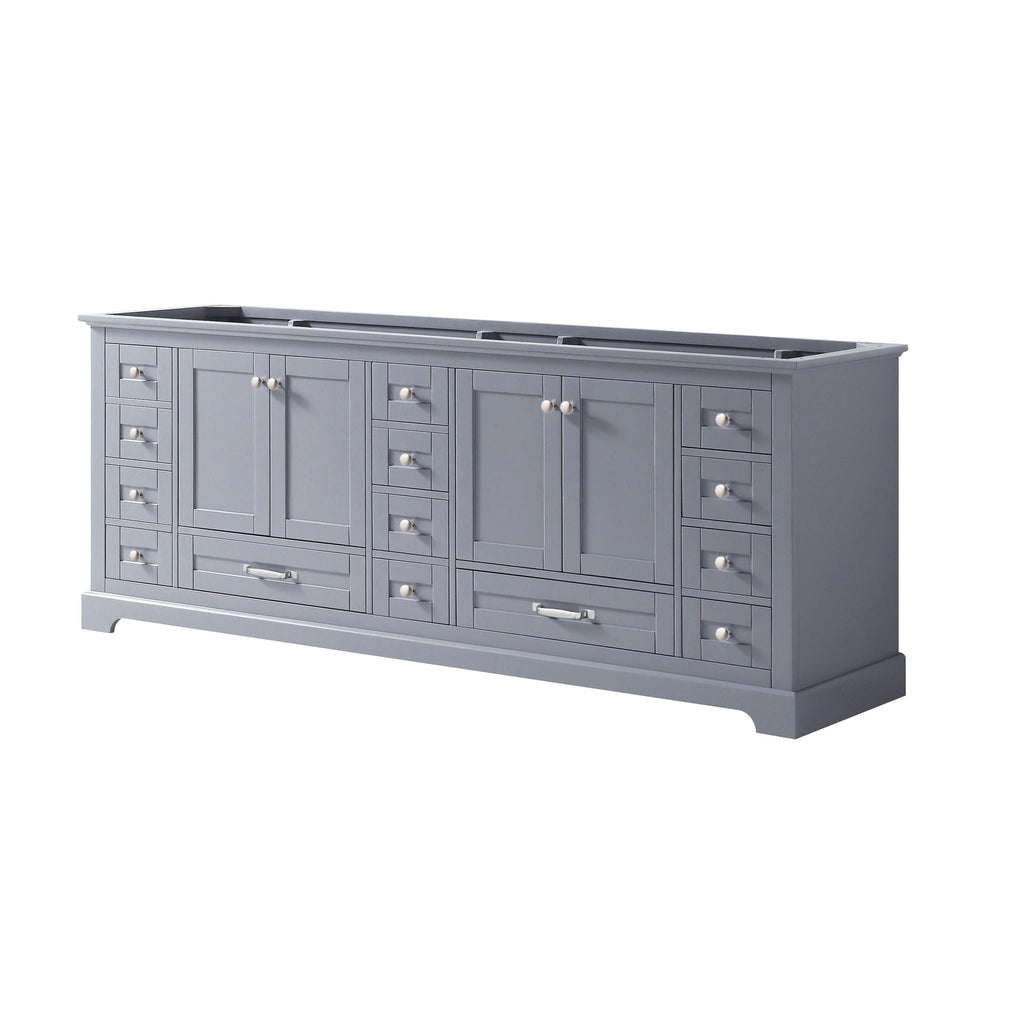 Dark Grey Double Bath Vanity with Ample Storage