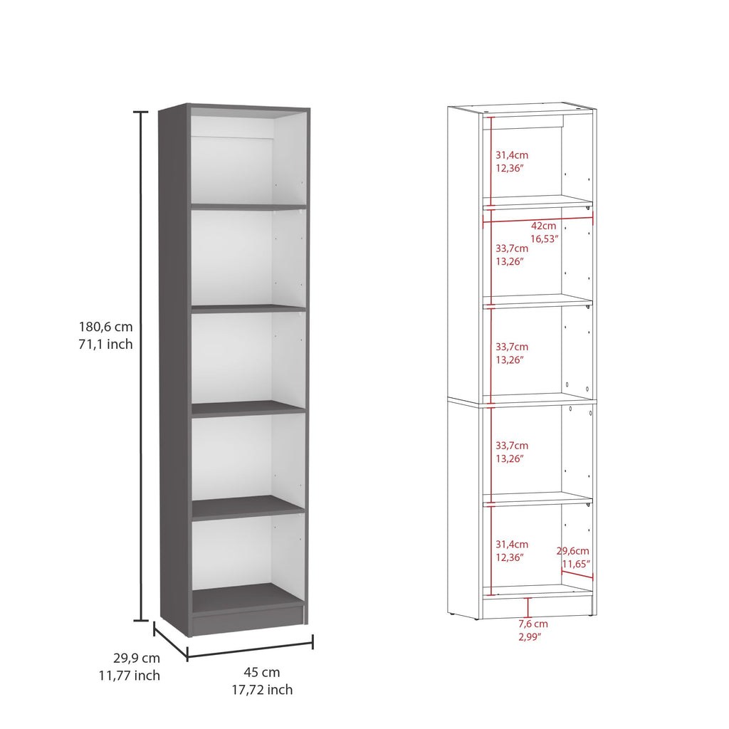 Davie Three-Piece Bookcase Set