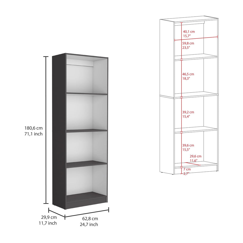 Davie Three-Piece Bookcase Set