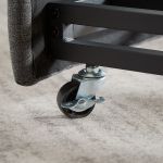 Grey Daybed with Pull-Out Guest Trundle