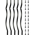 Wave-Style Deck Balusters for Wood and Composite Railings