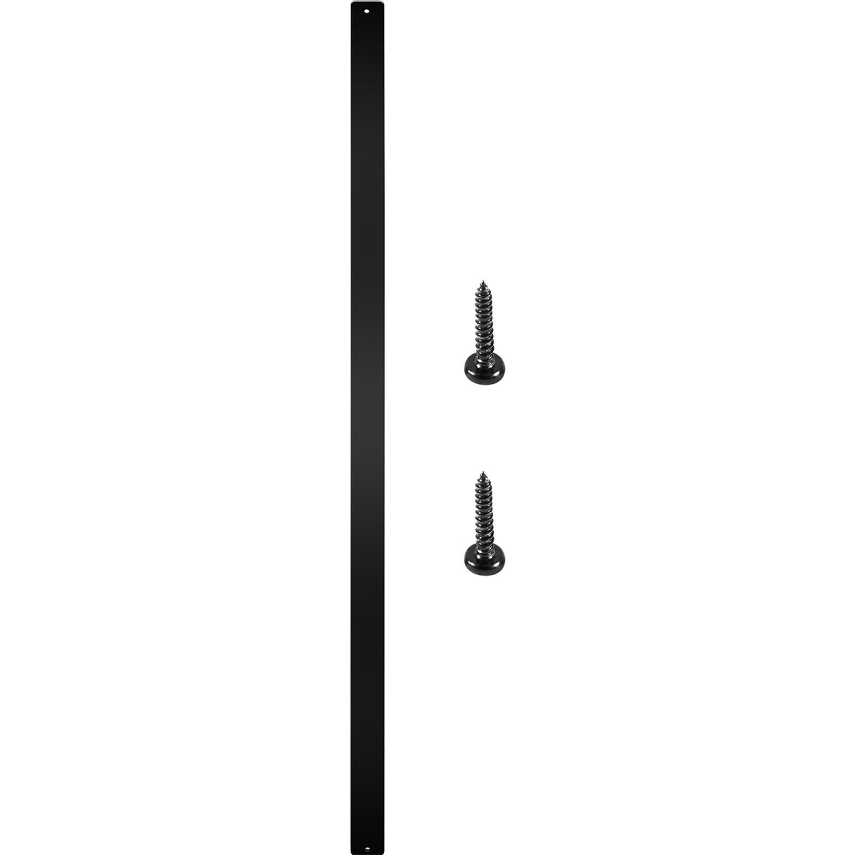 Wave-Style Matte Black Balusters for Deck and Stair Railings