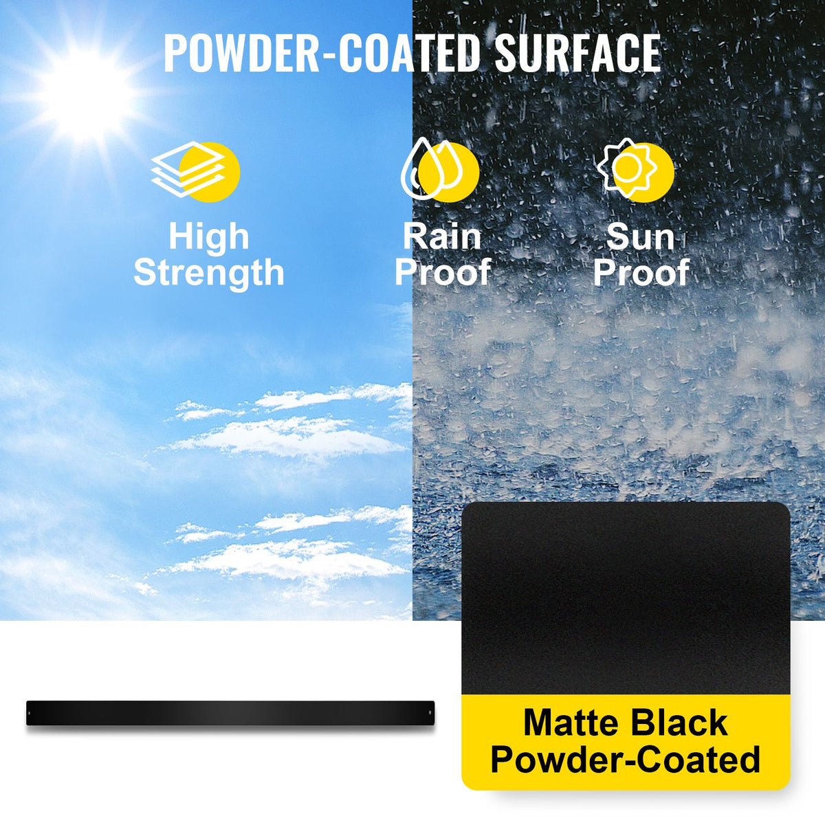 Wave-Style Matte Black Balusters for Deck and Stair Railings