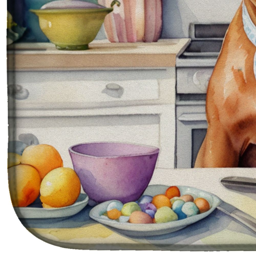 Dogue de Bordeaux Easter Dish Drying Mat